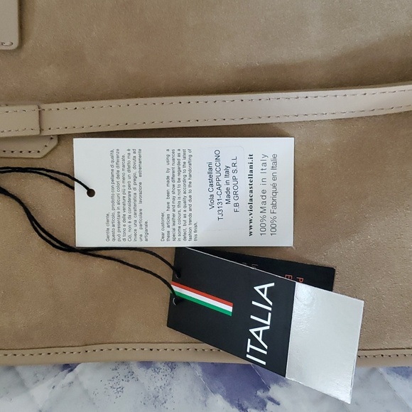 Viola Castmani tan suede bag - Picture 8 of 8